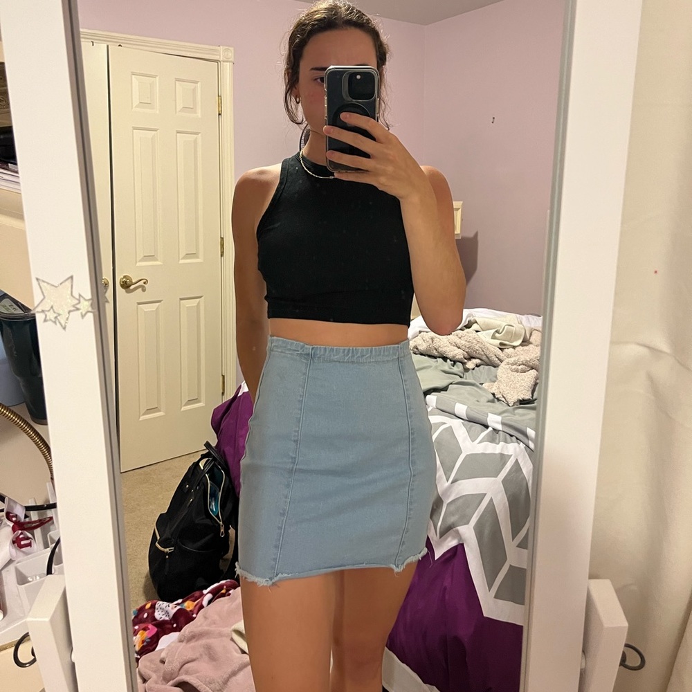 Forever 21 jean skirt